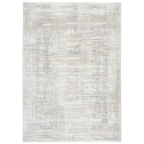 SAFAVIEH Northport Warwick Abstract Area Rug, Ivory/Grey, 8' x 10'