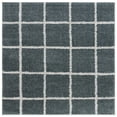 thumbnail image 1 of SAFAVIEH Norway Dusan Plaid Area Rug, Dark Grey/Light Grey, 6'7" x 6'7" Square, 1 of 10