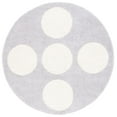 thumbnail image 1 of SAFAVIEH Norway Dusko Trellis Area Rug, Grey/Ivory, 6'7" x 6'7" Round, 1 of 8