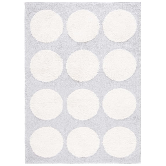 SAFAVIEH Norway Dusko Trellis Area Rug, Grey/Ivory, 9' x 12'