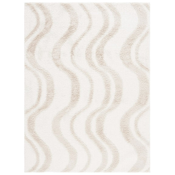 SAFAVIEH Norway Dustin Modern Area Rug, Beige/Ivory, 4' x 6'