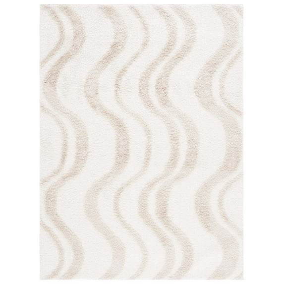 SAFAVIEH Norway Dustin Modern Area Rug, Beige/Ivory, 5'3" x 7'6"