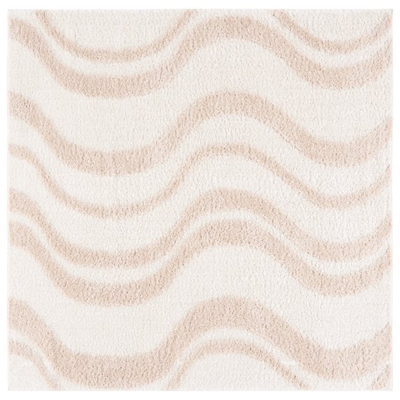 SAFAVIEH Norway Dustin Modern Area Rug, Beige/Ivory, 6'7" x 6'7" Square