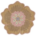 thumbnail image 1 of SAFAVIEH Novelty Anabella Floral Area Rug, Gold/Pink, 5' x 5' Round, 1 of 7