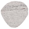 thumbnail image 1 of SAFAVIEH Novelty Christian Abstract Area Rug, Grey/Black, 3' x 3' Scalloped, 1 of 7