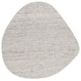 thumbnail image 1 of SAFAVIEH Novelty Christian Abstract Area Rug, Grey/Black, 5' x 5' Scalloped, 1 of 7