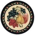 thumbnail image 1 of SAFAVIEH Novelty Constantine Novelty Wool Area Rug, Ivory/Black, 4' x 4' Round, 1 of 7