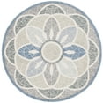 thumbnail image 1 of SAFAVIEH Novelty Malanie Floral Area Rug, Grey/Blue, 5' x 5' Round, 1 of 7