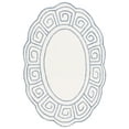 thumbnail image 1 of SAFAVIEH Novelty Mervyn Geometric Area Rug, Ivory/Blue, 4'6" x 6'6" Oval, 1 of 7