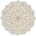 thumbnail image 1 of SAFAVIEH Novelty Mordikai Floral Area Rug, Ivory/Beige, 5' x 5' Round, 1 of 7