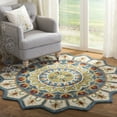 thumbnail image 1 of SAFAVIEH Novelty NOV605M Handmade Ivory / Blue Rug, 1 of 6