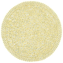 SAFAVIEH Novelty NOV701C Hand-knotted Yellow / Blue Rug