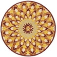 thumbnail image 1 of SAFAVIEH Novelty Rosalin Geometric Area Rug, Rust/Gold, 7' x 7' Round, 1 of 7