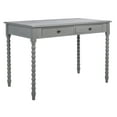 thumbnail image 1 of SAFAVIEH O' Mara Solid Retro 2 Drawer Desk, Distressed Grey, 1 of 14