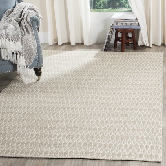 SAFAVIEH Oasis OAS432B Handwoven Beige / Ivory Rug