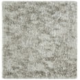 thumbnail image 1 of SAFAVIEH Ocean Amyas Solid Shag Area Rug, Light Grey, 4' x 4' Square, 1 of 10