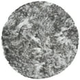 thumbnail image 1 of SAFAVIEH Ocean Amyas Solid Shag Area Rug, Silver, 8' x 8' Round, 1 of 7