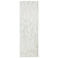 thumbnail image 1 of SAFAVIEH Ocean Amyas Solid Shag Runner Rug, Ivory, 2'3" x 14', 1 of 7