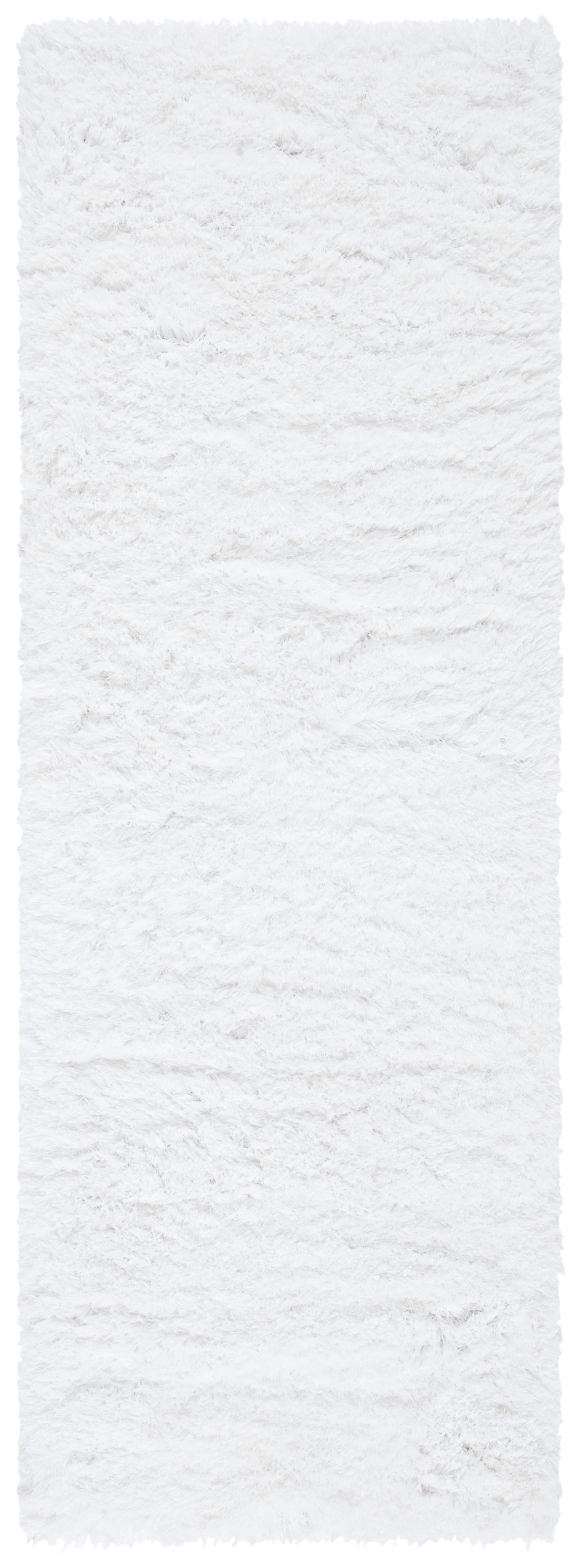 Braxton Area Rug SAFAVIEH Ocean Braxton Solid Shag Runner Rug, Ivory, 2'6