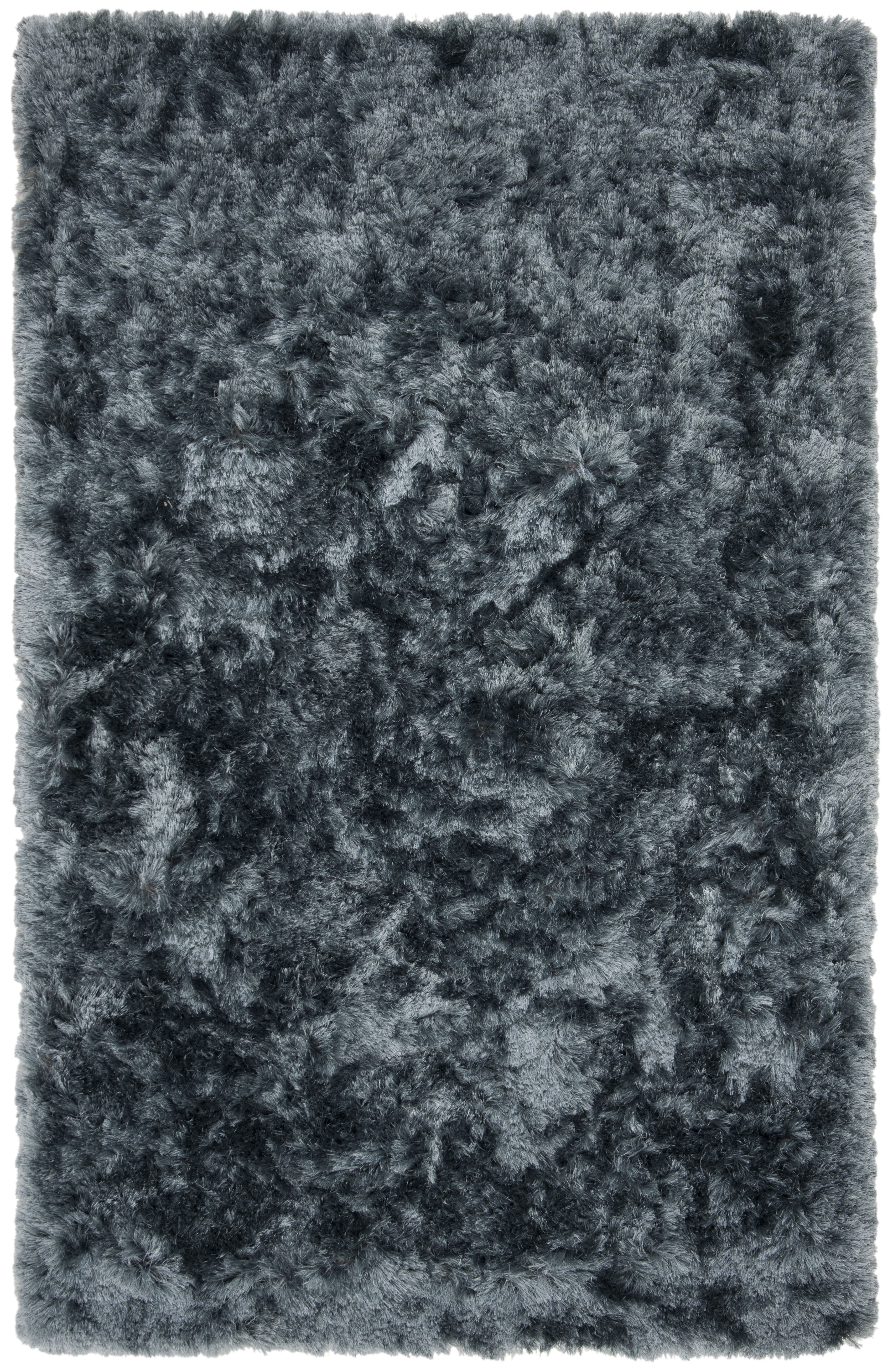 SAFAVIEH Ocean Amyas Solid Shag Area Rug, Slate, 5' x 8'