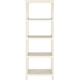 thumbnail image 1 of SAFAVIEH Odessa Nautical Solid Traditional 5 Tier Bookcase, Seashell White, 1 of 3