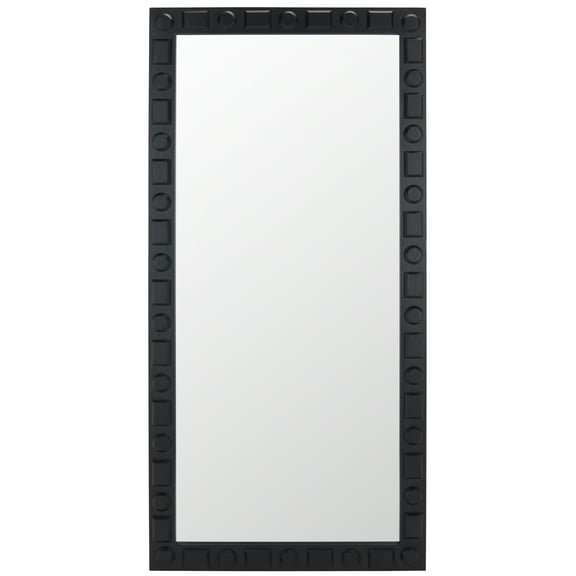 SAFAVIEH Odette 31" x 63" Black Contemporary Leaner Mirror