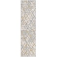 thumbnail image 1 of SAFAVIEH Odyssey Dylan Trellis Runner Rug, Grey/Gold, 2'2" x 8', 1 of 8