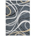 thumbnail image 1 of SAFAVIEH Odyssey Dymphna Modern Area Rug, Black/Grey Gold, 4' x 6', 1 of 8