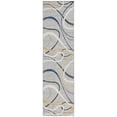 thumbnail image 1 of SAFAVIEH Odyssey Dymphna Modern Runner Rug, Grey/Blue Gold, 2'2" x 8', 1 of 9