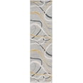 thumbnail image 1 of SAFAVIEH Odyssey Dymphna Modern Runner Rug, Grey/Gold Ivory, 2'2" x 8', 1 of 8