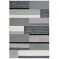 thumbnail image 1 of SAFAVIEH Odyssey Dzvonko Modern Area Rug, Dark Grey/Black Ivory, 4' x 6', 1 of 7