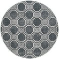 thumbnail image 1 of SAFAVIEH Odyssey Eadaoin Trellis Area Rug, Black/Grey, 6'7" x 6'7" Round, 1 of 8