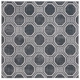 thumbnail image 1 of SAFAVIEH Odyssey Eadaoin Trellis Area Rug, Black/Grey, 6'7" x 6'7" Square, 1 of 8