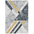 thumbnail image 1 of SAFAVIEH Odyssey Eamon Modern Area Rug, Grey/Gold Black, 5'3" x 7'6", 1 of 8