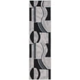 thumbnail image 1 of SAFAVIEH Odyssey Earleen Modern Runner Rug, Ivory/Grey Black, 2'2" x 8', 1 of 8