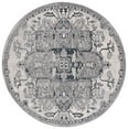 thumbnail image 1 of SAFAVIEH Odyssey Edith Floral Polyester Area Rug, Grey/Dark Grey, 6'7" x 6'7" Round, 1 of 8