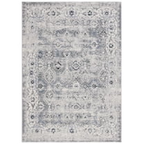 SAFAVIEH Odyssey Edmond Damask Area Rug, Light Grey/Grey, 5'3" x 7'6"