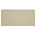 thumbnail image 1 of SAFAVIEH Oliveira Outdoor Patio Cushion Box, Beige/White, 1 of 14