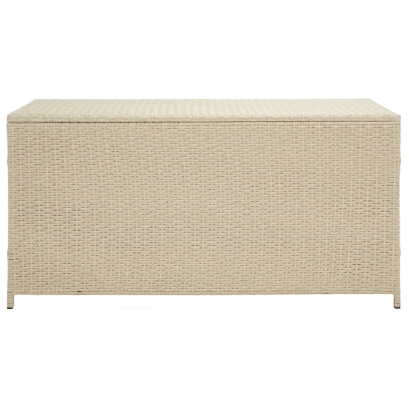 SAFAVIEH Oliveira Outdoor Patio Cushion Box, Beige/White