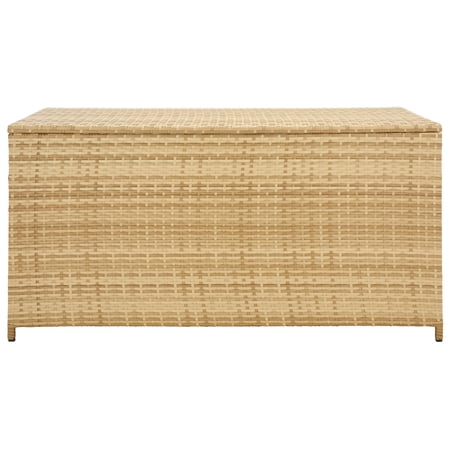 SAFAVIEH Oliveira Outdoor Patio Cushion Box, Natural/White