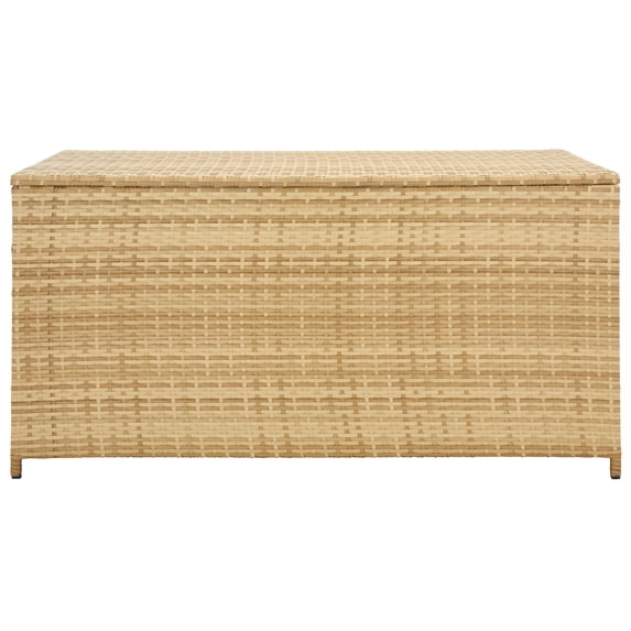 SAFAVIEH Oliveira Outdoor Patio Cushion Box, Natural/White