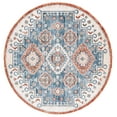 thumbnail image 1 of SAFAVIEH Olympia Bari Southwestern Area Rug, Blue/Ivory, 6' x 6' Round, 1 of 11