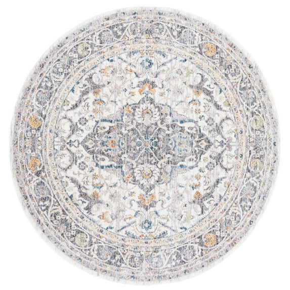 SAFAVIEH Olympia Collection OPA206F Grey / Ivory Rug