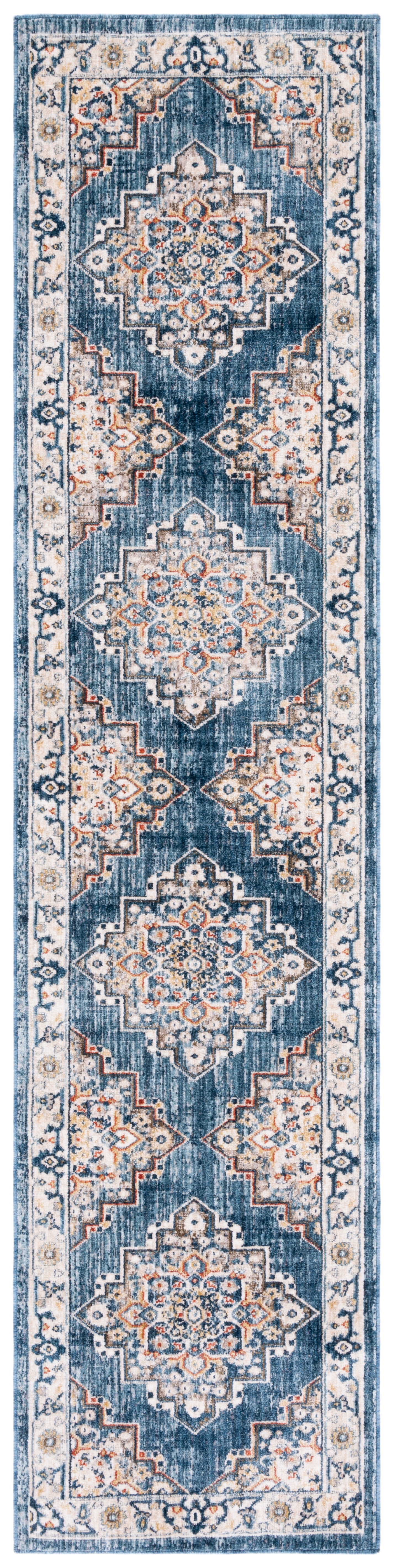 SAFAVIEH Olympia Collection OPA208M Blue / Beige Rug