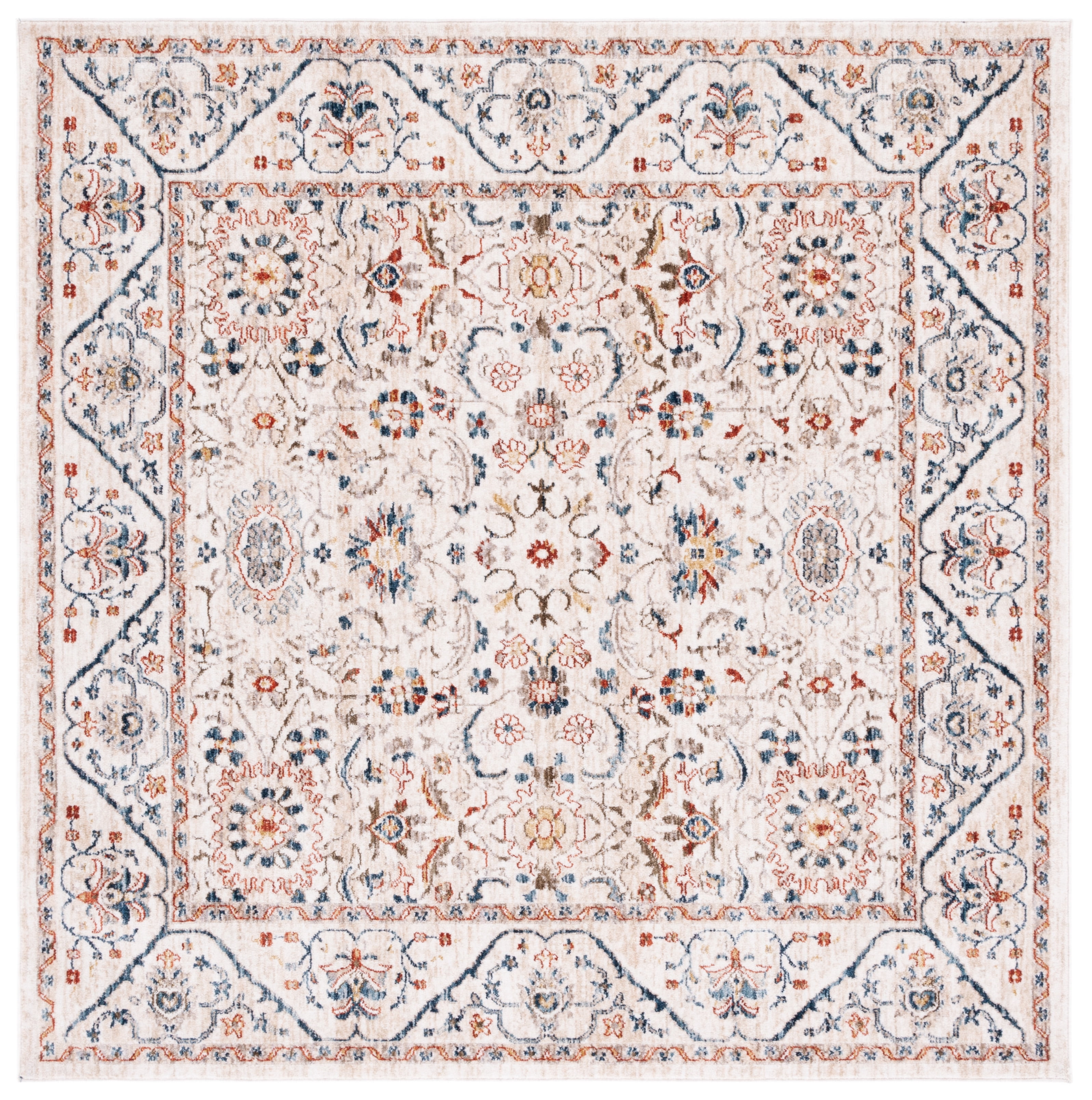 SAFAVIEH Olympia Collection OPA210A Ivory / Navy Rug