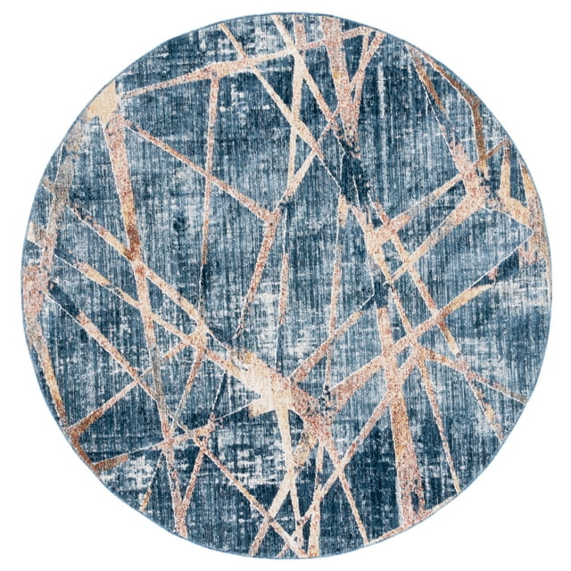 SAFAVIEH Olympia Collection OPA222N Blue / Navy Rug