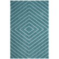 thumbnail image 1 of SAFAVIEH Olympia Isaiah Geometric Polyester Shag Area Rug, Blue, 4' x 6', 1 of 8