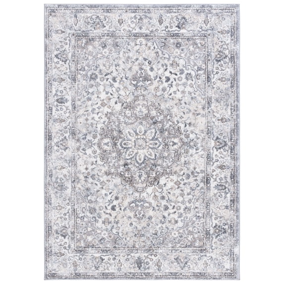 SAFAVIEH Opal Cletus Oriental Area Rug, Grey/Ivory, 8' x 10'