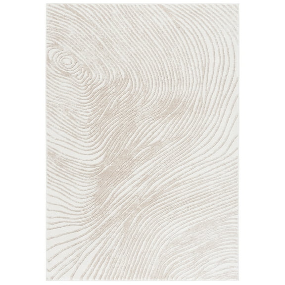 SAFAVIEH Opal Dederick Abstract Area Rug, Ivory/Beige, 8' x 10'