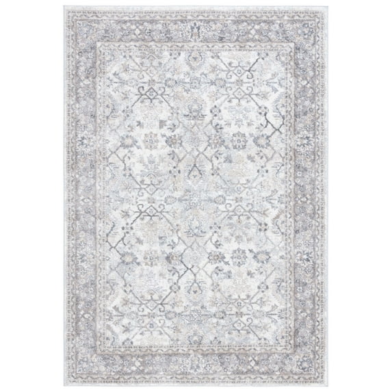 SAFAVIEH Opal Jeanie Oriental Area Rug, Grey/Beige, 4' x 6'